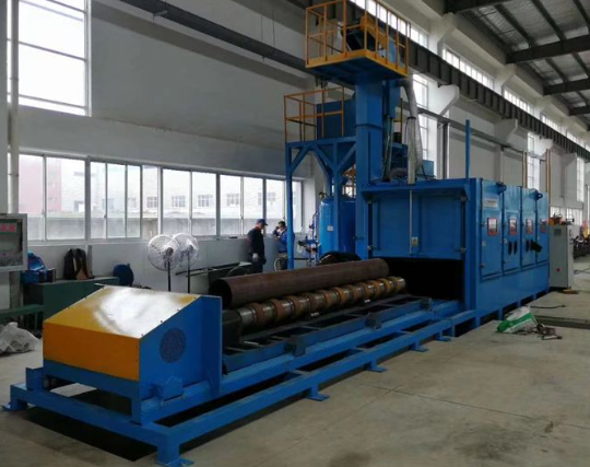 山南喷砂机在管道除锈中的现场施工应用